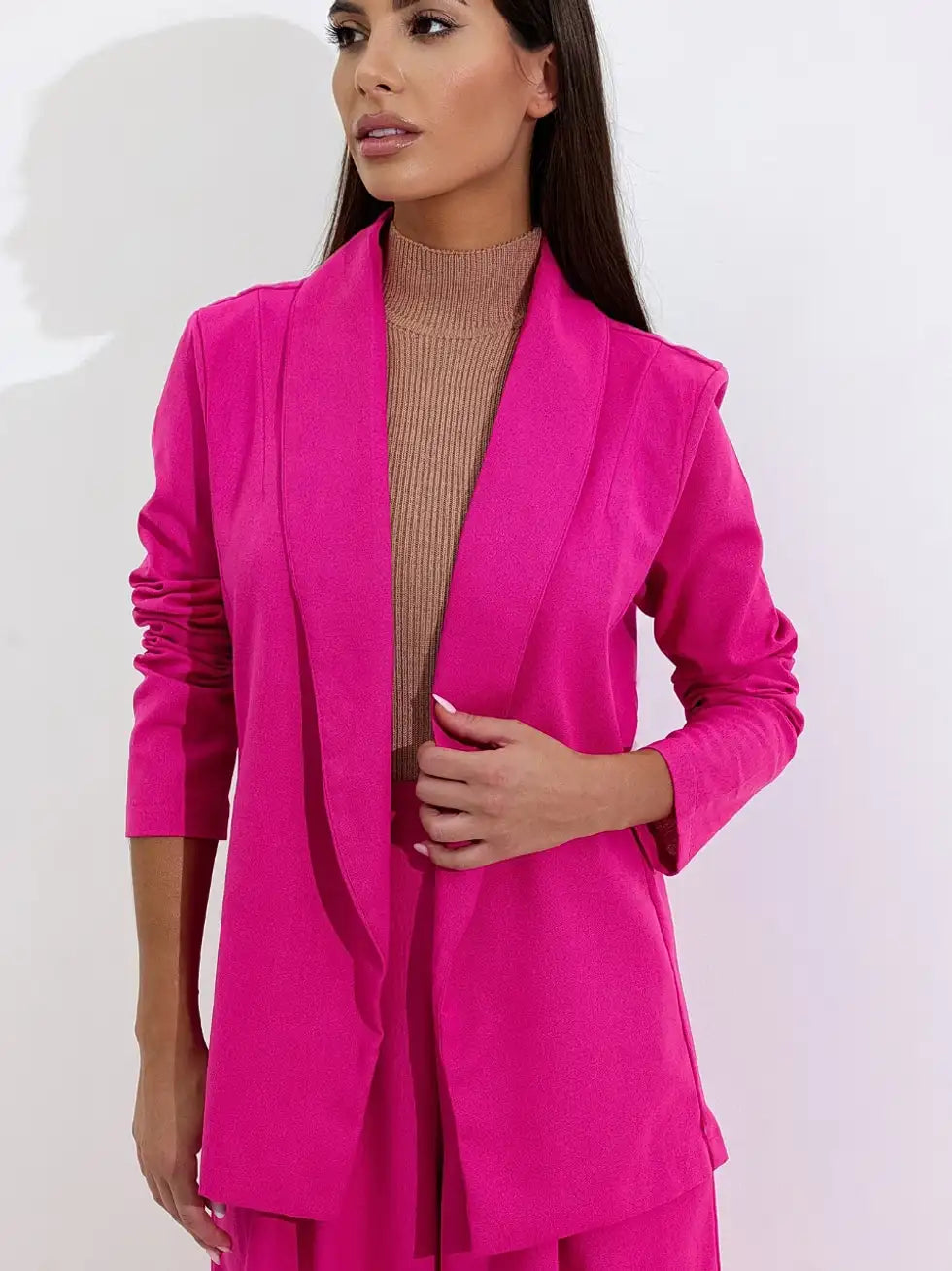 Blazer Feminino Linho Acinturado